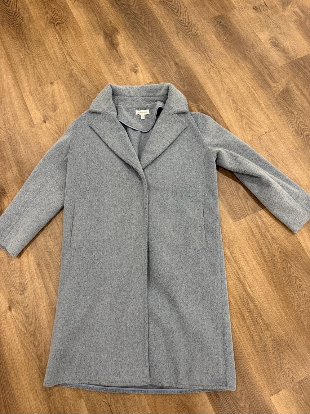 Nordstrom Women's Long Trench Coat in Light Gray